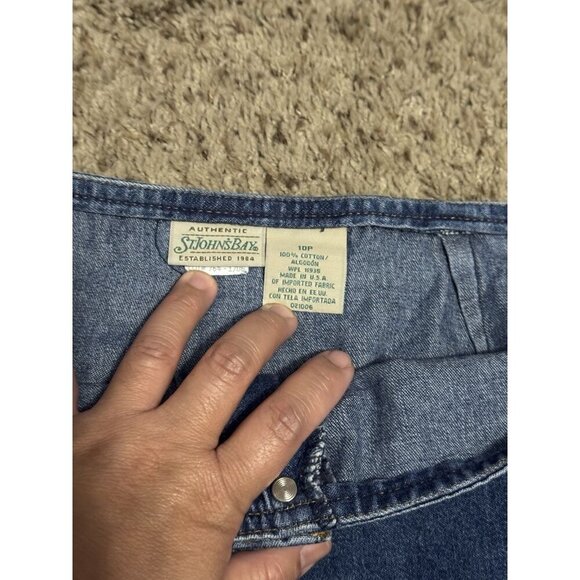 Womens Vintage Maxi Denim Skirt Slit Front Pencil Skirt Frayed Hem Boho Sz 10P - Picture 3 of 8